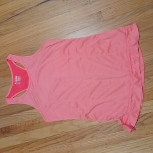 🙋Layer 8 Performance Quick dry Neon orange tank top Sz L